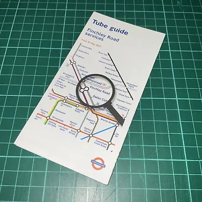 London Underground Finchley Road Local Tube Guide May 2001 Map Metropolitan Line • £2.99