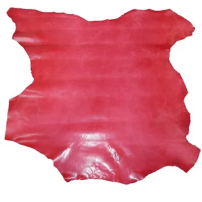 Glacier Wear Elk Leather Coated Glaze Leather Finish - Royal Fuchsia - Lth1700 • $72