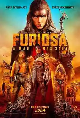 Furiosa: A Mad Max Saga (2024) Poster Print No Frame Home Decor • $14.99