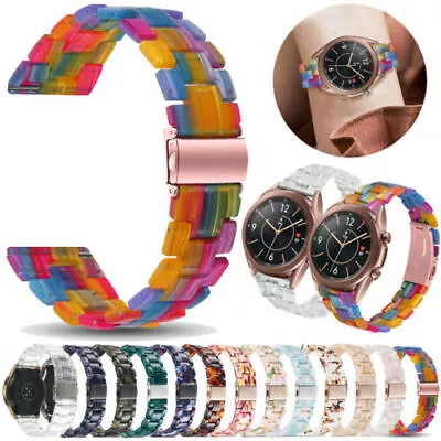 Resin Watch Band Strap For Samsung Galaxy Watch 6 5 4 40 44mm 3 41 45MM Active 2 • $10.44