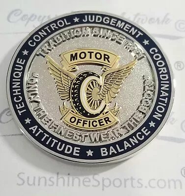 Washington State Police MOTORS Challenge Coin  1 3/4  New  LAPD CHP FBI • $16.25