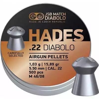 JSB Hades .22/5.5mm  Airgun Pellets  Free P&P  L295 • £25.49