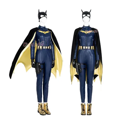 $49.50 • Buy 2022 Batgirl Cosplay Costume Women Adult Bodysuit Jumpsuits Batwoman Cloak Mask
