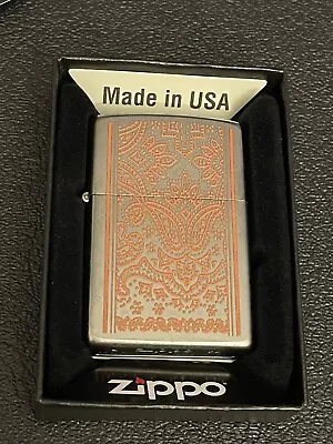 Zippo Marlboro Orange Paisley Sealed/Unstruck • $2.25