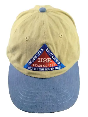 New York Metro North Railroad Crew Cap / Hat  HSR TEAM SAFETY  With Brass Buckle • £33.75