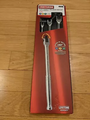 Craftsman 3-Piece Flex Handle Breaker Bar Set - Brand New • $49.99