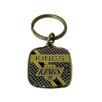 Vintage 80s Los Angeles LA Kings Keychain Official NHL Gold Tone 1988 Wincroft • $20.52