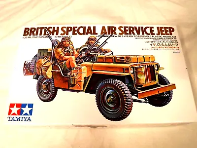 1/35 Tamiya British SAS Commando Jeep 1/4 Ton 4X4 LRDG W/ 2 Figures # 35033 • $26.95