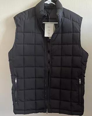 H&M Mens Puffer Winter Spring Vest Heat Up Tech Water Repel Wind Proof MediumNew • $16