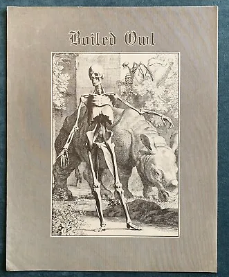 Boiled Owl Weird Fanzine Circa 1970’s  S.Clay Wilson Poker Game Back Cover • $19.98