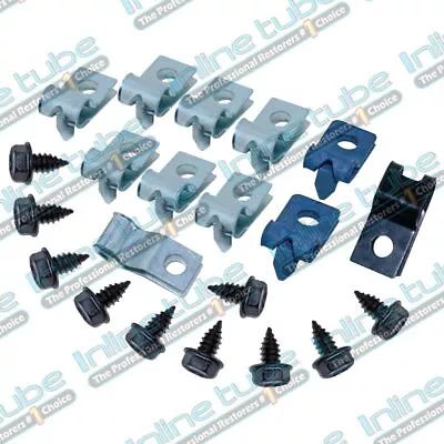 70 1970  F-Body Camaro Ss Z28 Rs Firebird Trans Am Brake Line Clip Clamp Set Kit • $36.50