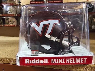 Virginia Tech Hokies Maroon Replica Mini Helmet Ncaa Riddell • $28.95