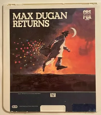 Max Dugan Returns Matthew Broderick CED RCA Selecta Vision Video Disc • $10.39