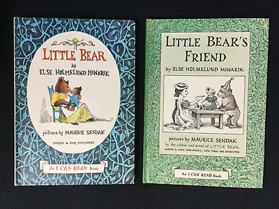 Lot Vintage 1957 LITTLE BEAR Else Holmelund Minarik +1960 FRIEND Maurice Sendak • $12.99