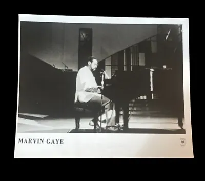 MARVIN GAYE Press Release 8X10” Promotional Photo Vintage 1970 Columbia Records  • $9.95