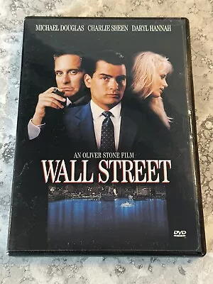 Wall Street - Featuring Michael Douglas & Charlie Sheen - DVD - Tested • $1.99