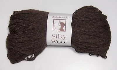 10 Skeins Of Elsebeth Lavold SILKY WOOL Silk & Wool Knitting Yarn #120 WALNUT • $79