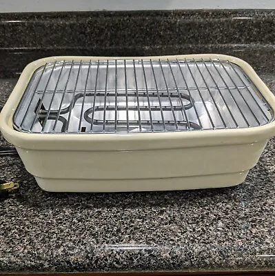 Vintage CONTEMPRA MMG-10-100 Grill-Ette Ceramic Indoor Electric W/ Power Adapter • $34.99