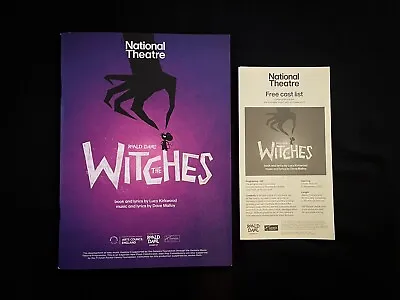 The Witches Musical Programme. London National Theatre West End Roald Dahl 23 • £15