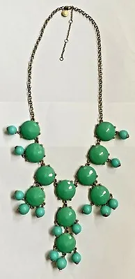 $5 • Buy J.Crew Green Bubble Necklace