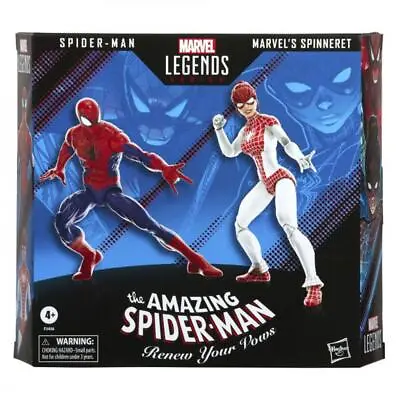 Marvel Legends Series Spider-Man And Marvel's Spinneret 6 Inch Action Figures Sp • $88.95