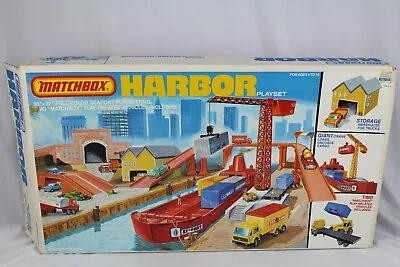 Rare Matchbox Harbor Playset Vintage Near Complete • $200