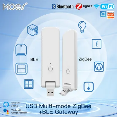 MOES Smart WiFi USB Multi-Mode ZigBee Bluetooth SIG Tuya Wireless Gateway Hub • $39