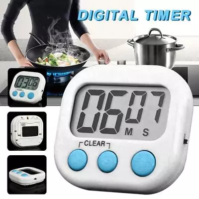 £0.99 • Buy Digital Large Clock  Kitchen Cooking Timer Count-Down Up Loud LCD Alarm Magnetic