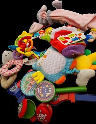 Baby And Toddler Toy Buddle Rattles Tummy Time Toys And Toy Musical Instruments • £12.50