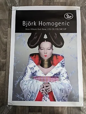 £15 • Buy Original BJORK- Homogenic 1997 Promo Poster