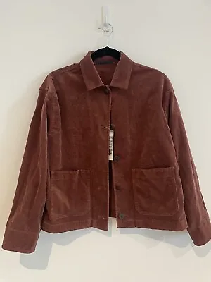 $20 • Buy Uniqlo Corduroy Jacket S BNWT Small Red Dusty Pink