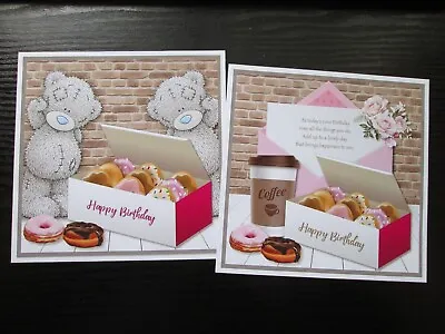 £1.50 • Buy NEW ---2 --6X6  BIRTHDAY DO-NUTS--- Card Toppers  & Sentiments