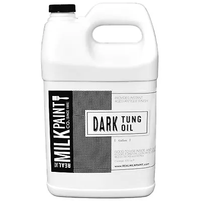 Real Milk Paint Dark Raw Tung Oil - Gallon • $84.99