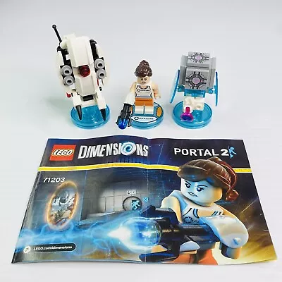 $77 • Buy LEGO Dimensions 71203 Portal 2 Level Pack - Chell Sentry Turret 100% Complete
