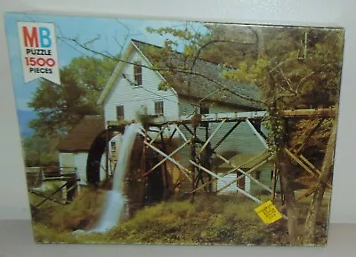 Vintage 1978 Milton Bradley York Series Puzzle 1500 Pc Cherokee North Carolina • $19.99