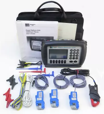 DRANETZ PP-4300 BMI Power Platform Analyzer 4 Cards Two Probes Disks Manual • $795