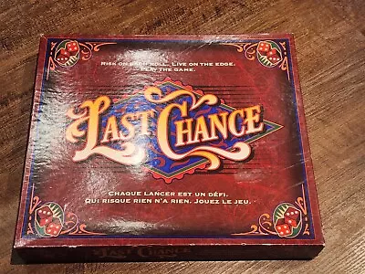 $25.60 • Buy Last Chance Dice Rolling Board Game Milton Bradley Vintage 1995