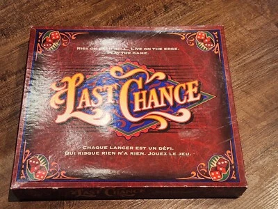 $25.60 • Buy Last Chance Dice Rolling Board Game Milton Bradley Vintage 1995