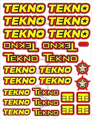 $15 • Buy Tekno RC Sticker Decal Electric Buggy Cars Truck Eb410 Et410