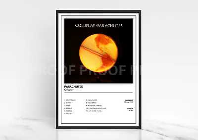 Coldplay Parachutes  Album Single Cover Poster / Music Gift • £7.20