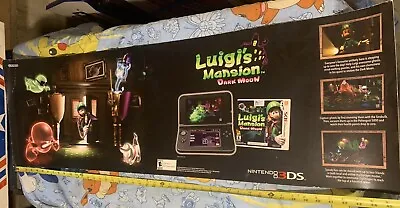 Luigi Mansion Dark Moon 3ds Gameboy Ds Store Display Sign Kiosk Retail • $110.39