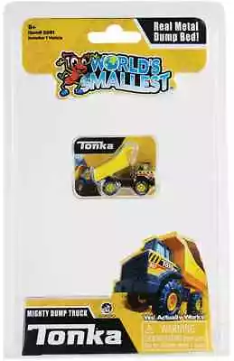 $10.95 • Buy World's Smallest Mini TONKA Mighty Dump Truck Dollhouse Miniature Micro