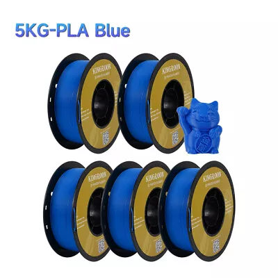 Kingroon 5KG 3D Printer Filament PLA 1.75mm Bundles Spool Roll 5pcs 1KG Blue Mix • $79.91