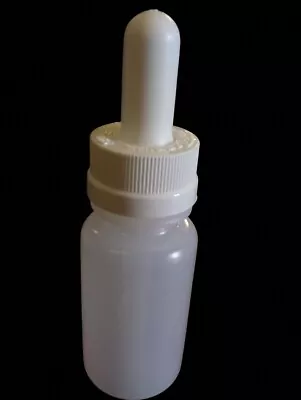 1 Oz (30 Ml) HDPE Plastic Dropper Bottles W/Child Resistant Caps (100 Count) • $25.95