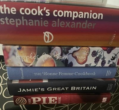$25 • Buy Bulk Selection Of Cook Books, Jamie Oliver, Stephanie Alexander