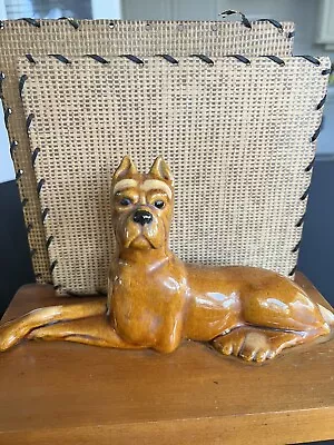 Rare Royal Haeger Mid Century Boxer Dog T V Lamp • $100