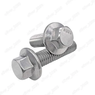 304 Stainless Steel Hexagon Flange Bolts Heavy Series M5 M6 M8 M10 M12 • $87.95