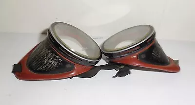 Vintage English Aviator Goggles Glasses Handmade Beautiful Design • $22.49