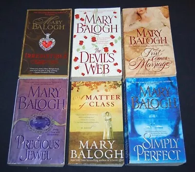 Mary Balogh - Lot Of 12 Titles - Paperback - Irresistible The Devil's Web • $23.99