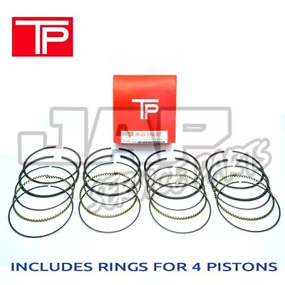 TPR JAPAN Piston Ring Set X4 96-00 Honda Civic 1.6 EJ6 EJ8 D15B D16Y8 D16Y7 • $76.77